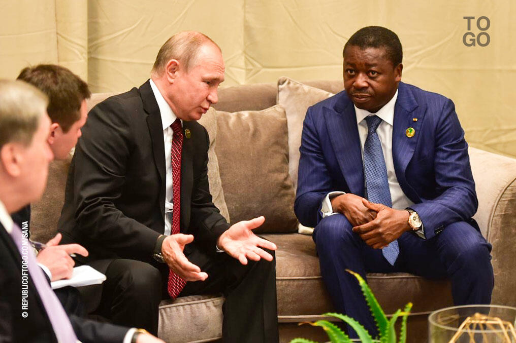 Faure Gnassingbé et Vladimir Poutine en tête à tête ce mecredi