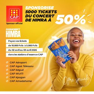 Himra en concert : CAP Togo offre les tickets 10000F à moitié prix !