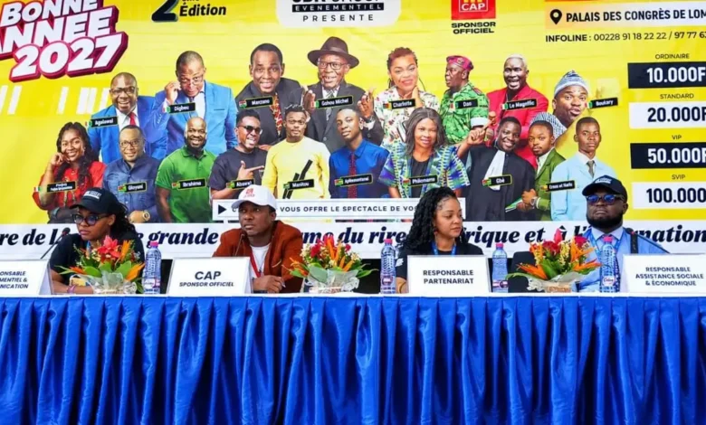 Humour : « Bonne Année 2027 » réunit les stars africaines à Lomé le 9 janvier